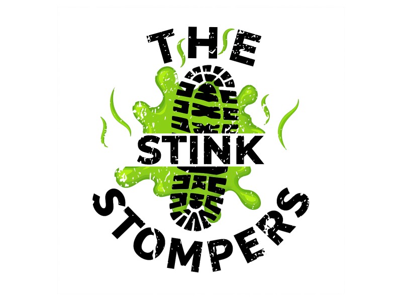 THE STINK STOMPERS logo design by zoominten