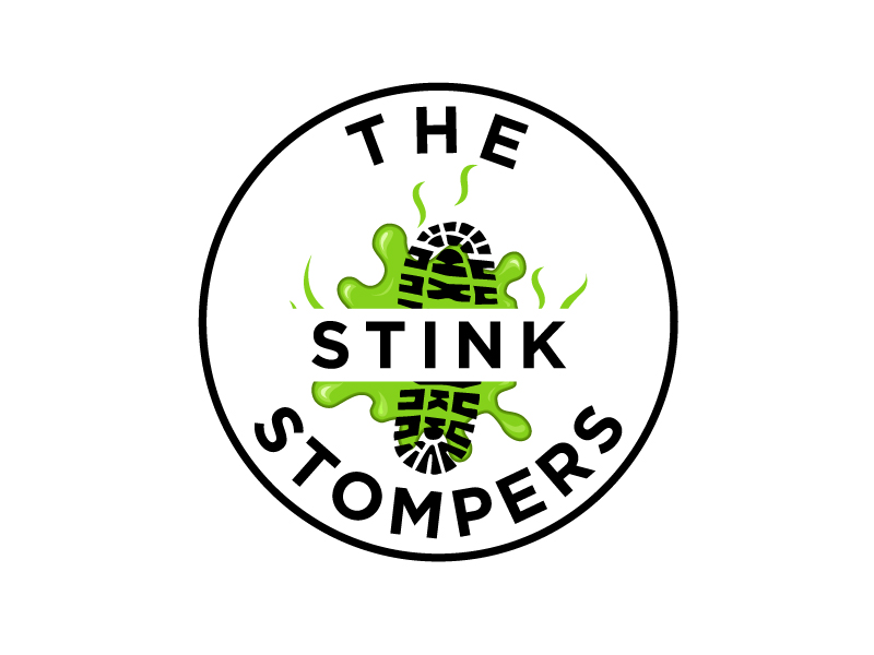 THE STINK STOMPERS logo design by Vins