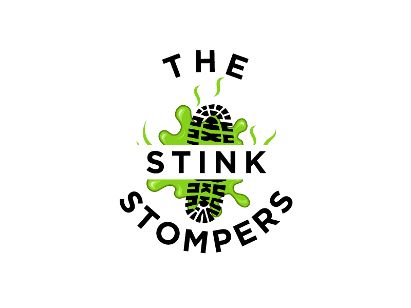 THE STINK STOMPERS logo design by Vins