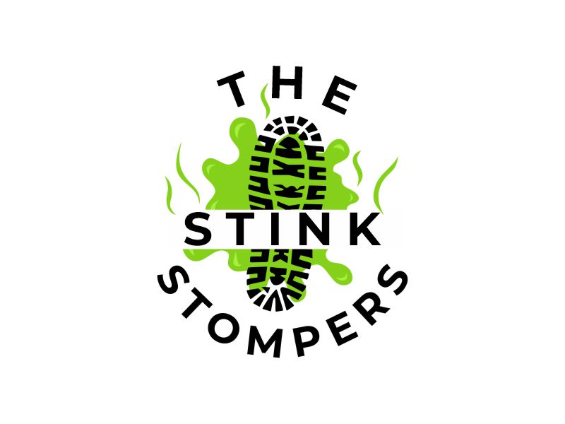 THE STINK STOMPERS logo design by ATTACK