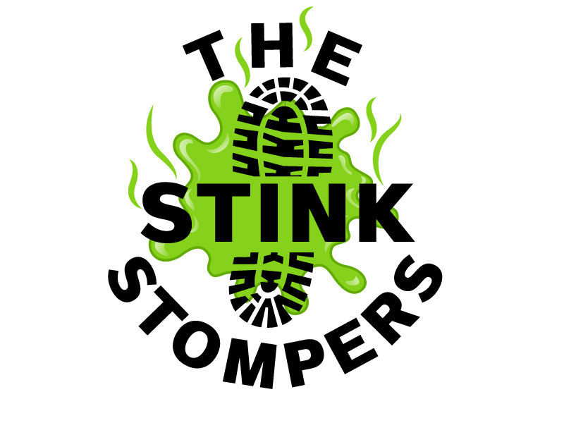 THE STINK STOMPERS logo design by jaize