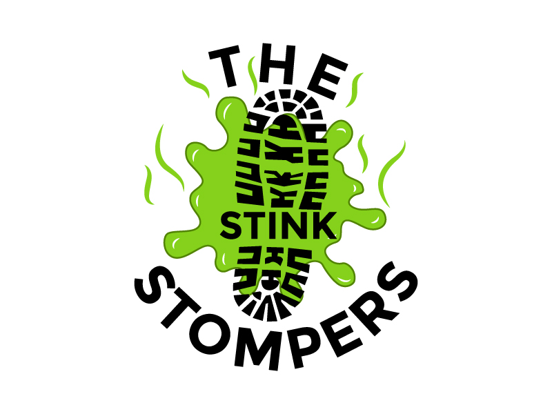 THE STINK STOMPERS logo design by om design