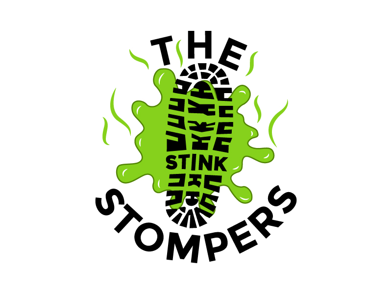 THE STINK STOMPERS logo design by om design