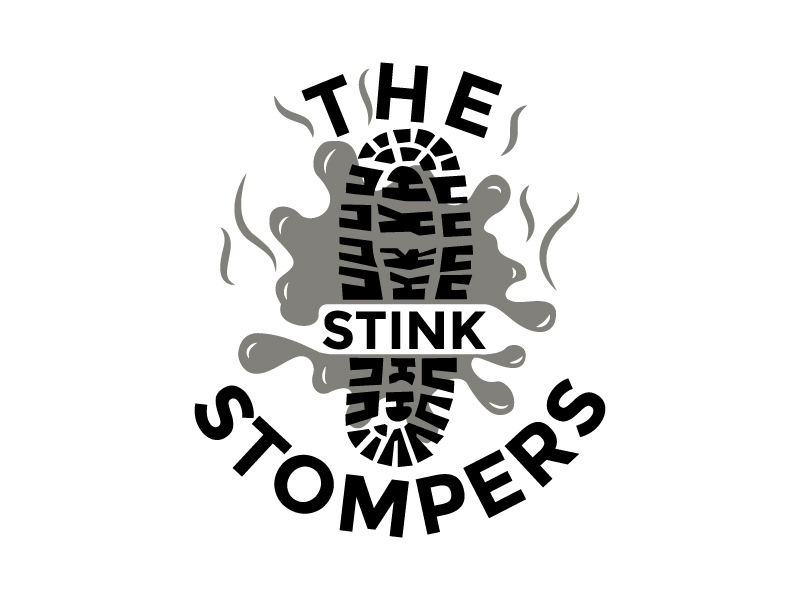 THE STINK STOMPERS logo design by om design