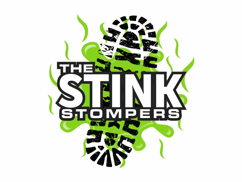 THE STINK STOMPERS logo design by qqdesigns