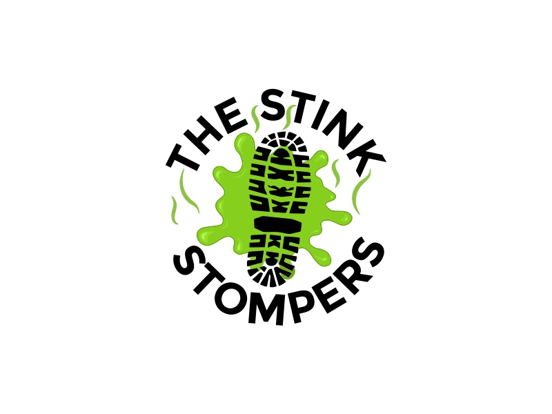 THE STINK STOMPERS logo design by rey