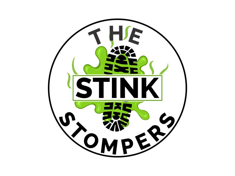 THE STINK STOMPERS logo design by oke2angconcept