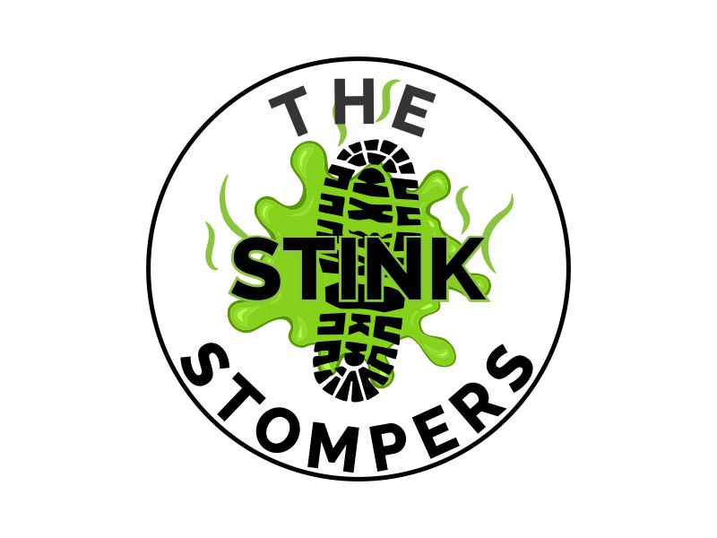 THE STINK STOMPERS logo design by oke2angconcept
