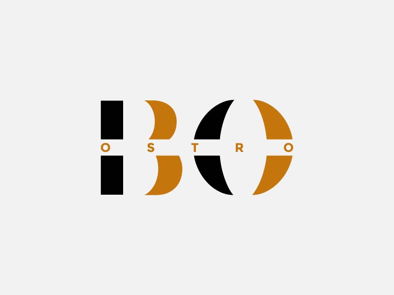 BO logo design by Osama Salem