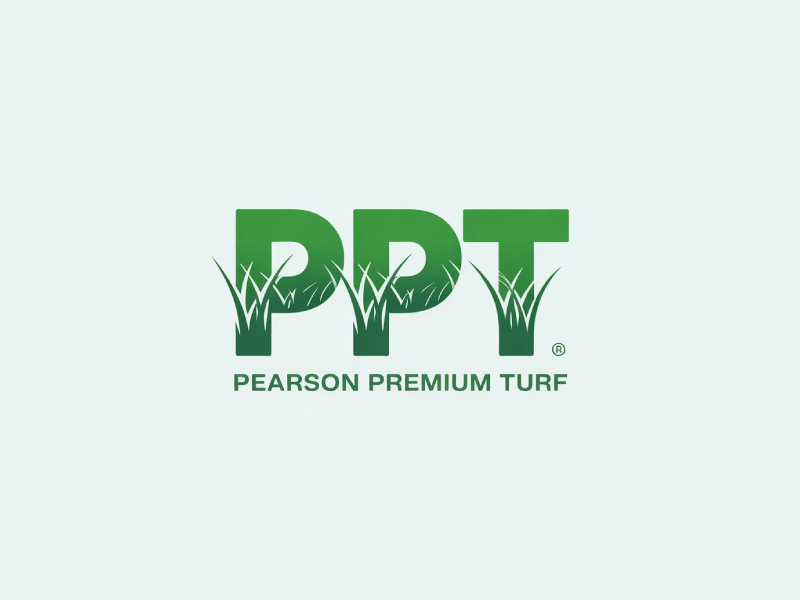 Pearson Premium Turf logo design by Poki