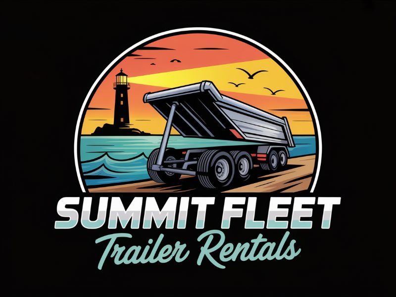 Summit Fleet Trailer Rentals logo design by Octavino