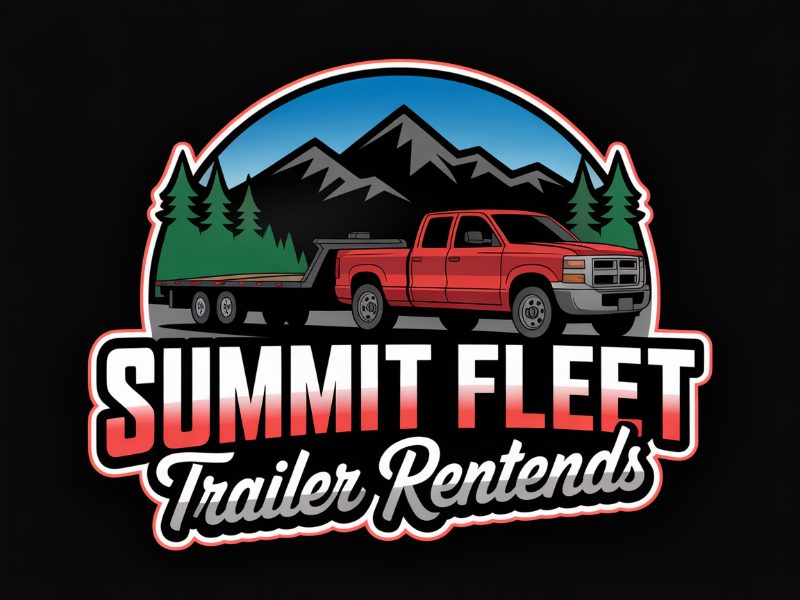 Summit Fleet Trailer Rentals logo design by Octavino