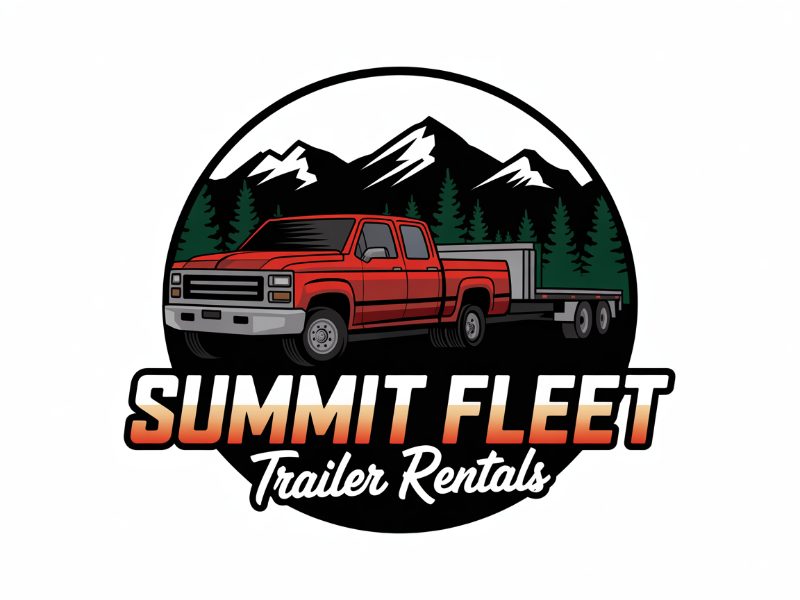 Summit Fleet Trailer Rentals logo design by Octavino