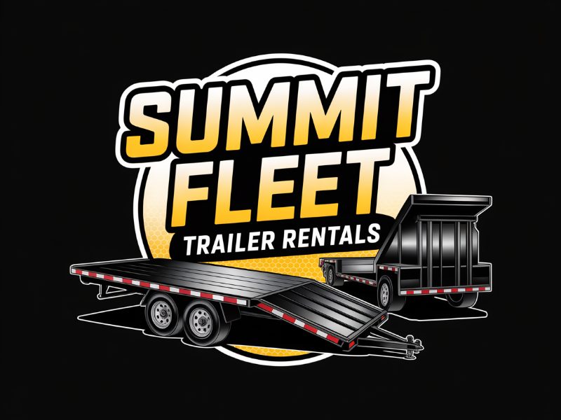 Summit Fleet Trailer Rentals logo design by Octavino