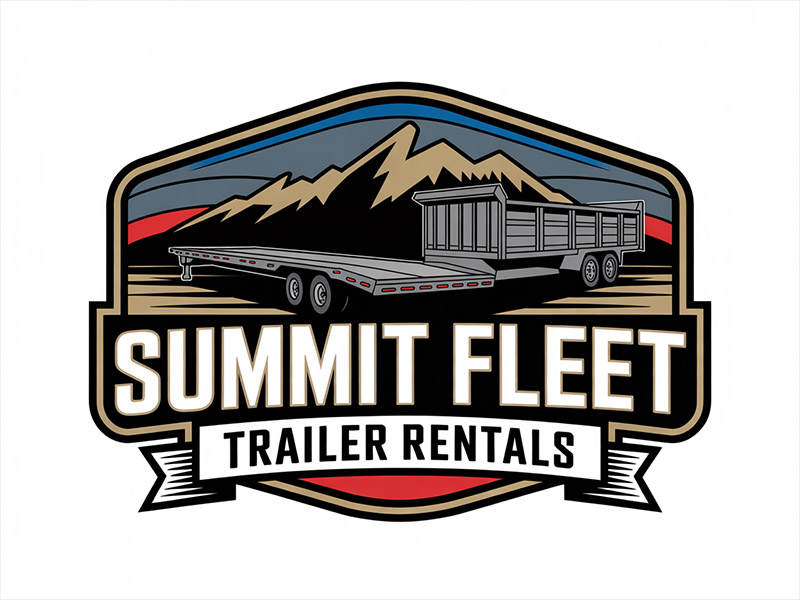 Summit Fleet Trailer Rentals logo design by IamSoya