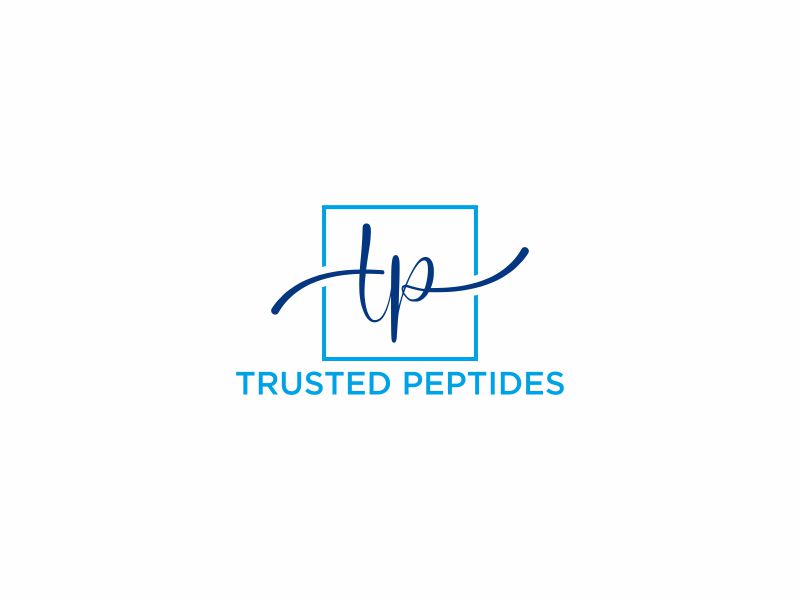 Trusted Peptides logo design by hopee