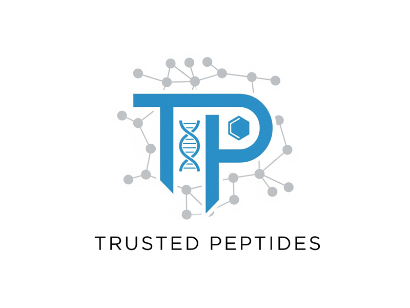Trusted Peptides logo design by jandu