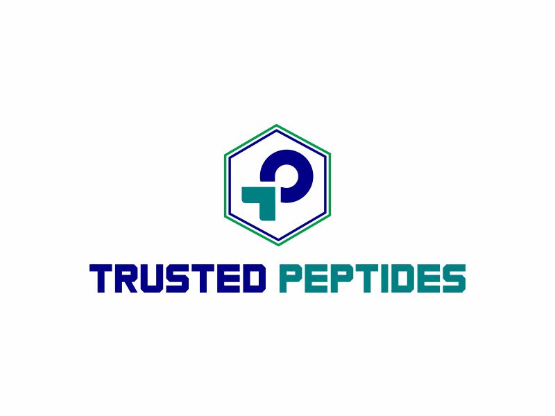 Trusted Peptides logo design by Makkin