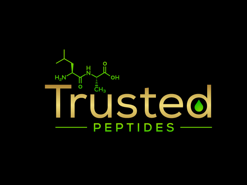 Trusted Peptides logo design by uttam