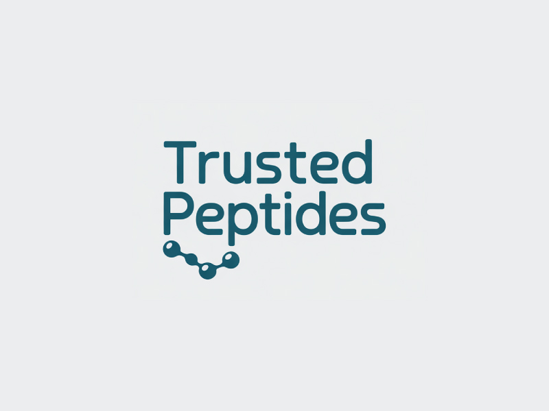 Trusted Peptides logo design by Poki