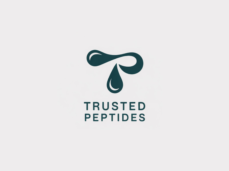 Trusted Peptides logo design by Poki