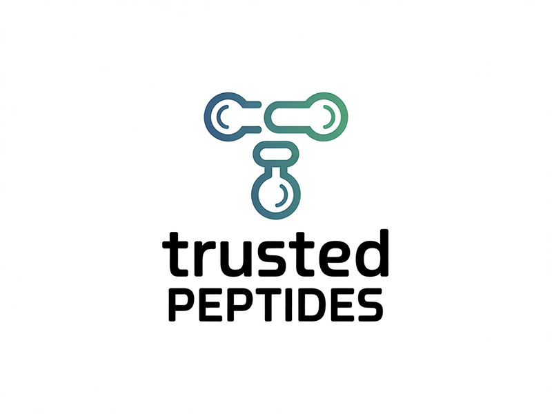 Trusted Peptides logo design by IamSoya