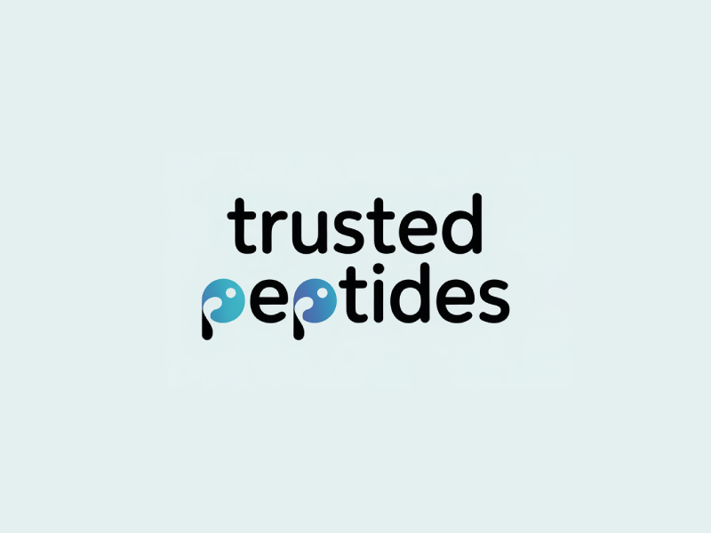 Trusted Peptides logo design by Poki