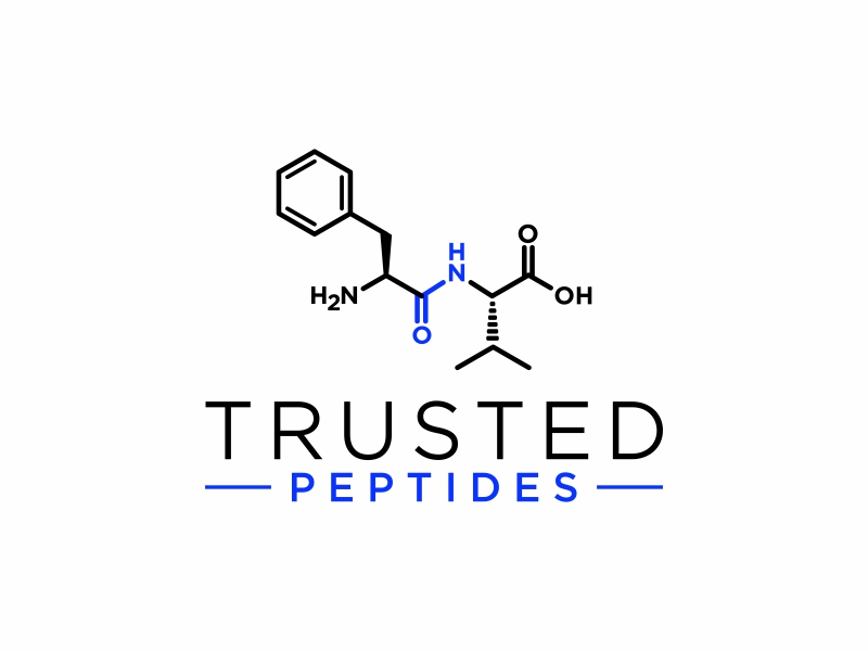 Trusted Peptides logo design by qqdesigns