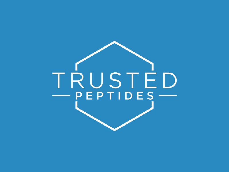 Trusted Peptides logo design by qqdesigns