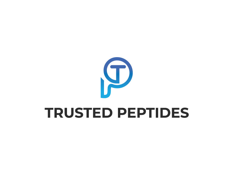 Trusted Peptides logo design by MonkDesign