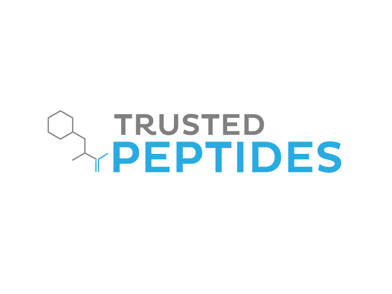 Trusted Peptides logo design by jaize