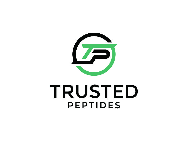 Trusted Peptides logo design by azizah