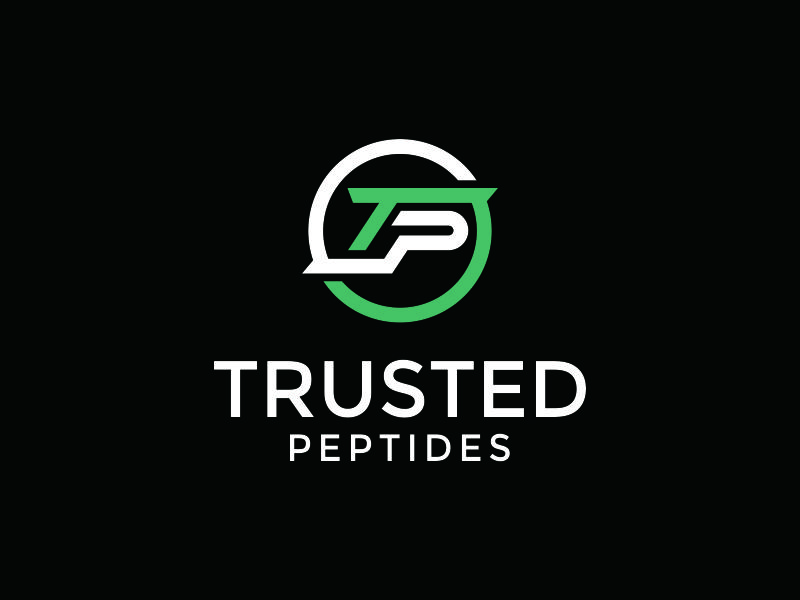 Trusted Peptides logo design by azizah