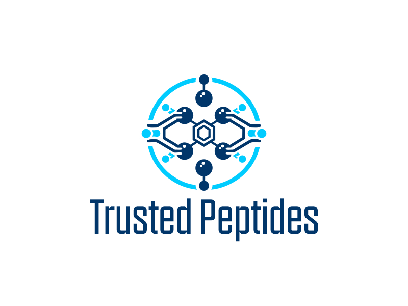 Trusted Peptides logo design by Gwerth