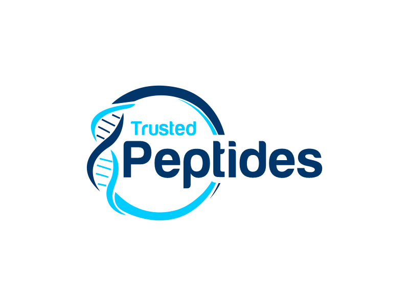 Trusted Peptides logo design by Gwerth