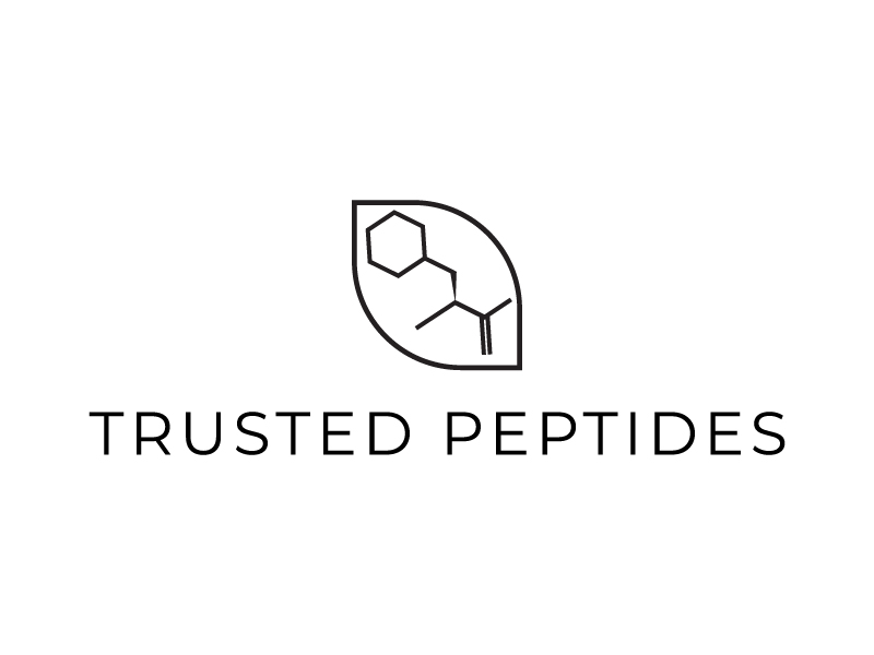 Trusted Peptides logo design by yans