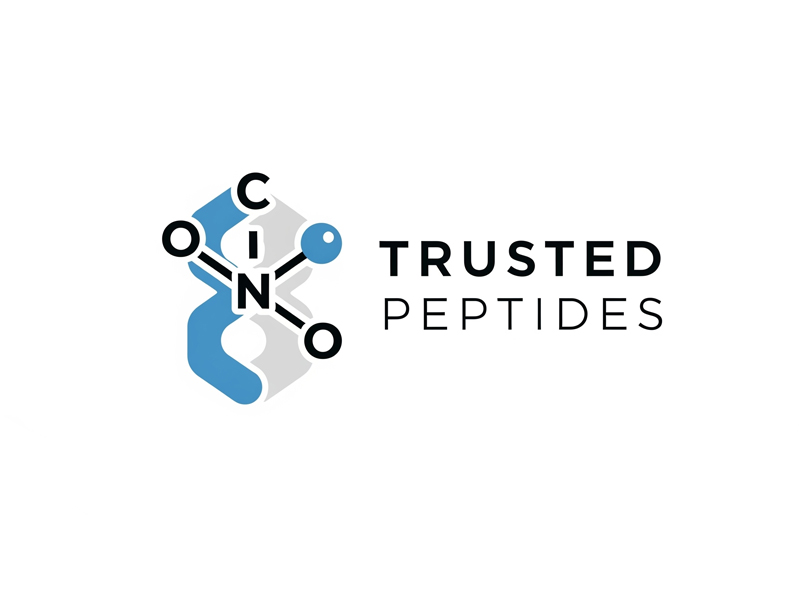 Trusted Peptides logo design by navneet