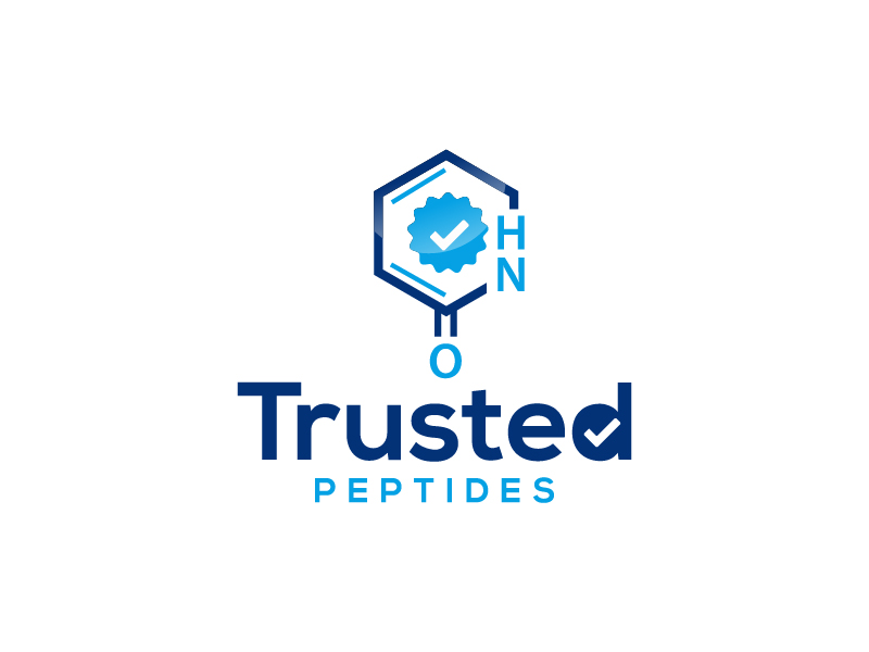 Trusted Peptides logo design by DreamLogoDesign