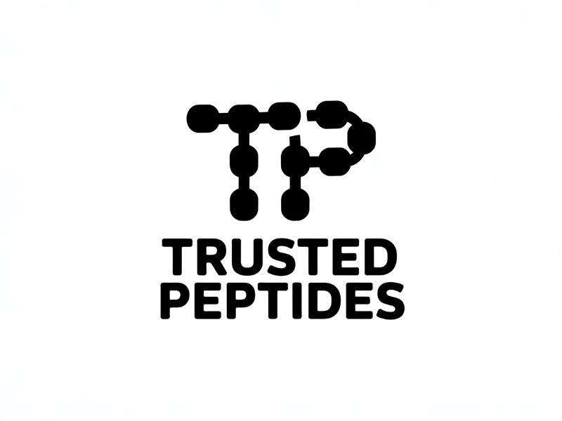 Trusted Peptides logo design by XenaArt