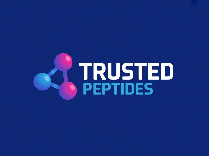 Trusted Peptides logo design by XenaArt