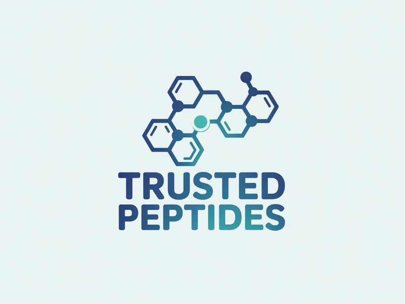 Trusted Peptides logo design by Hadisk