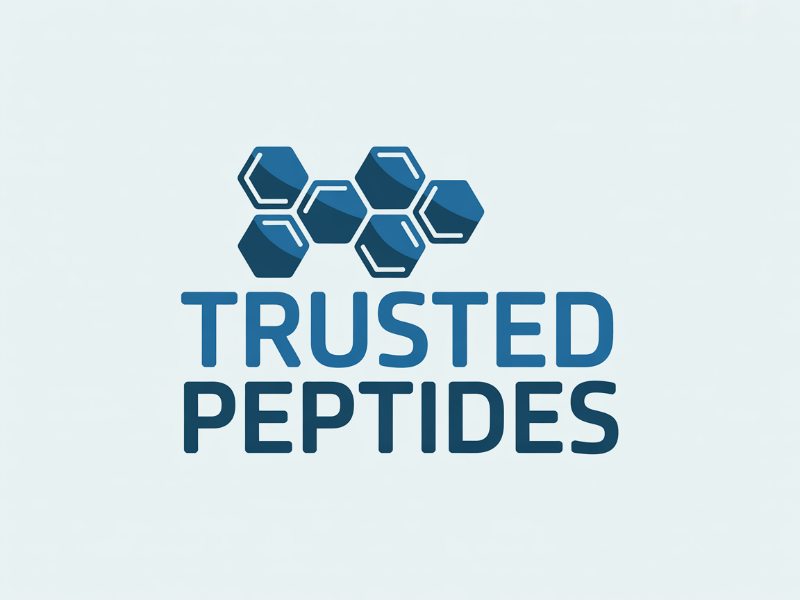 Trusted Peptides logo design by Hadisk
