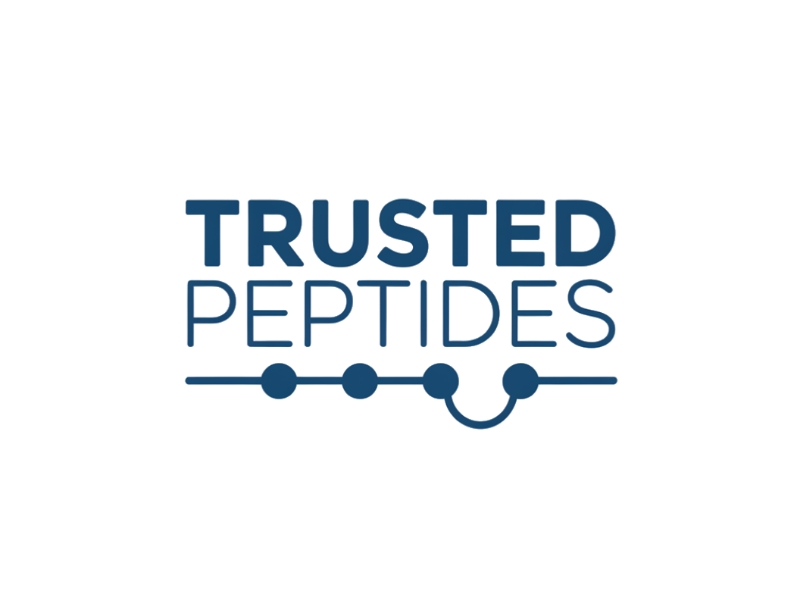 Trusted Peptides logo design by D_king