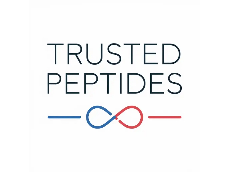 Trusted Peptides logo design by D_king