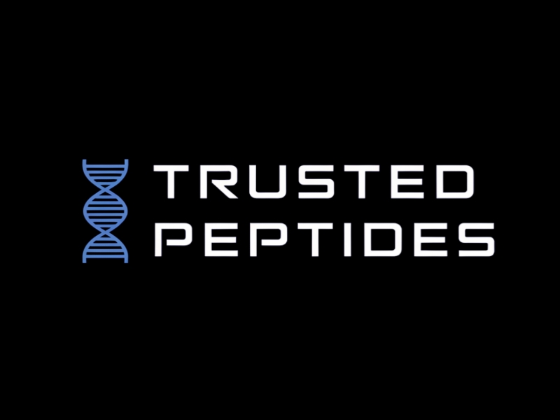 Trusted Peptides logo design by D_king