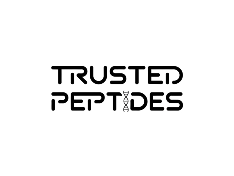 Trusted Peptides logo design by D_king
