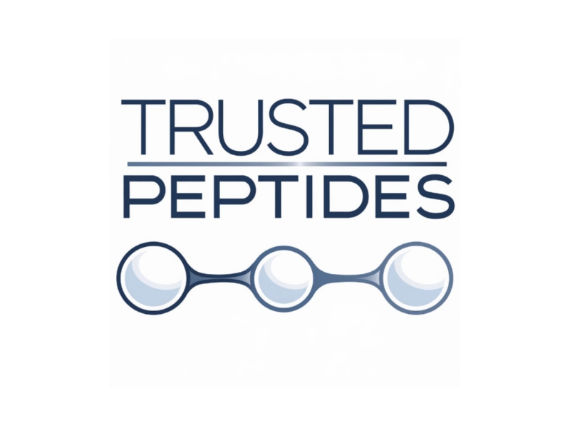 Trusted Peptides logo design by D_king