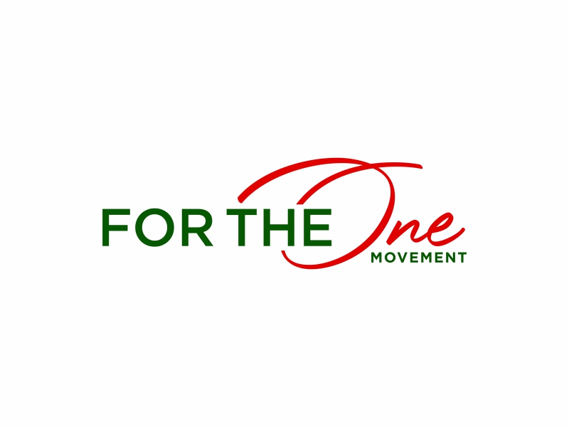For The One Movement logo design by qqdesigns