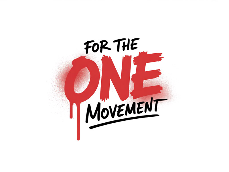 For The One Movement logo design by IamSoya