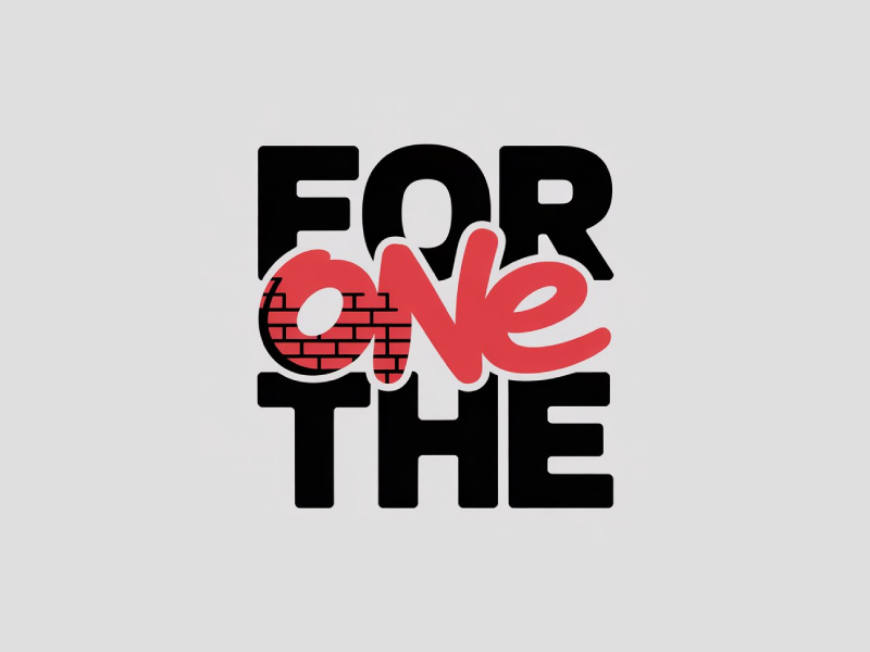 For The One Movement logo design by Poki